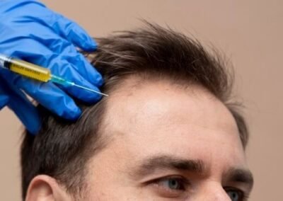 PRP Hair Treatment in a men