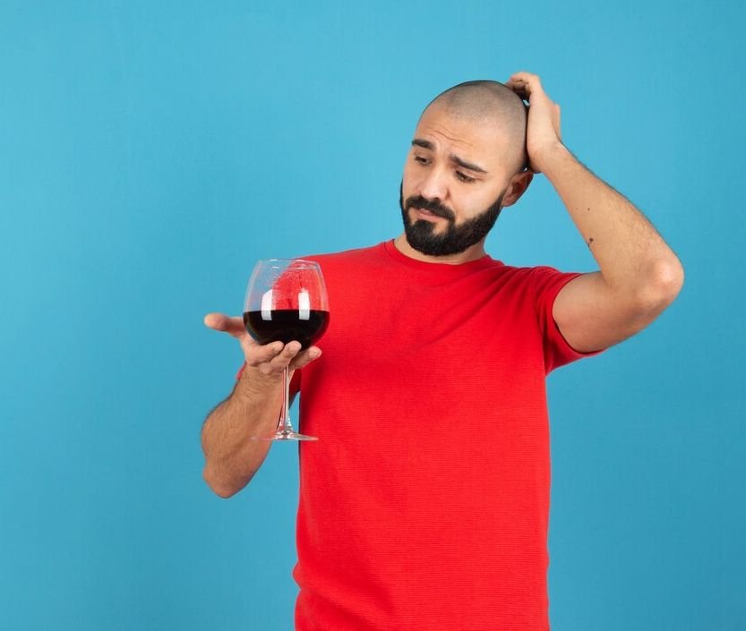 why alcohol is bad for your hair