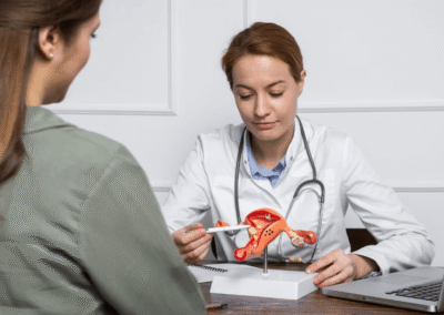 Modern urology examination room setup