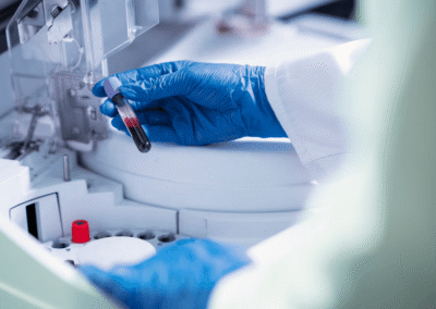 Vial with stem cells prepared for medical use